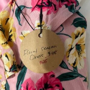 NWT Farry boutique Floral Season Dress Size M & Lb(2 dresses)